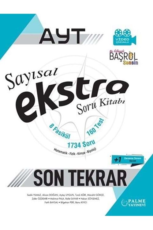 PALME 2022 AYT EKSTRA SAYISAL SORU KİTABI