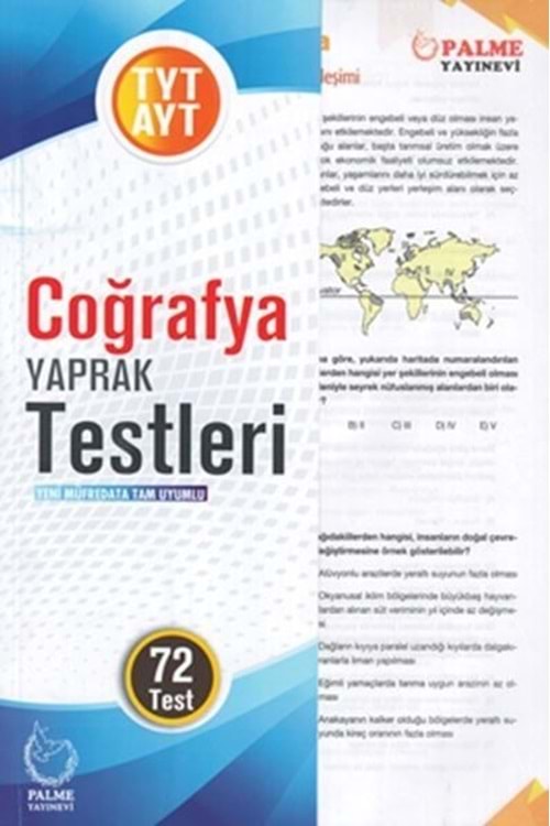PALME TYT/AYT COĞRAFYA YAPRAK TEST