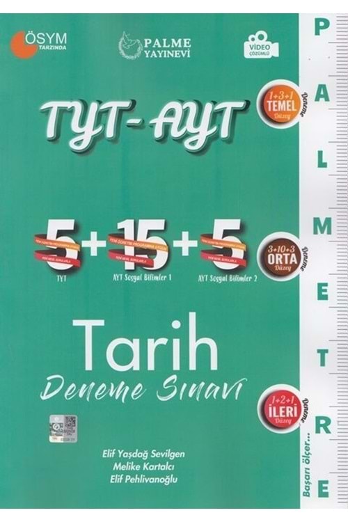 PALME TYT-AYT TARİH PALMETRE DENEME SINAVI