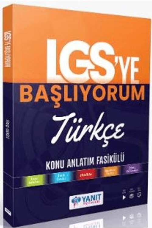 YANIT LGS YE BAŞLIYORUM TÜRKÇE ANLATIM FASİKÜLÜ