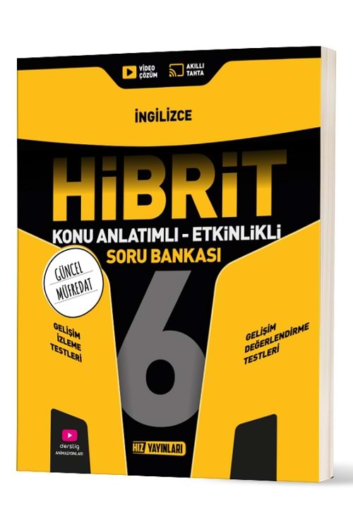HIZ 6.SINIF HİBRİT İNGİLİZCE SORU BANKASI YENİ