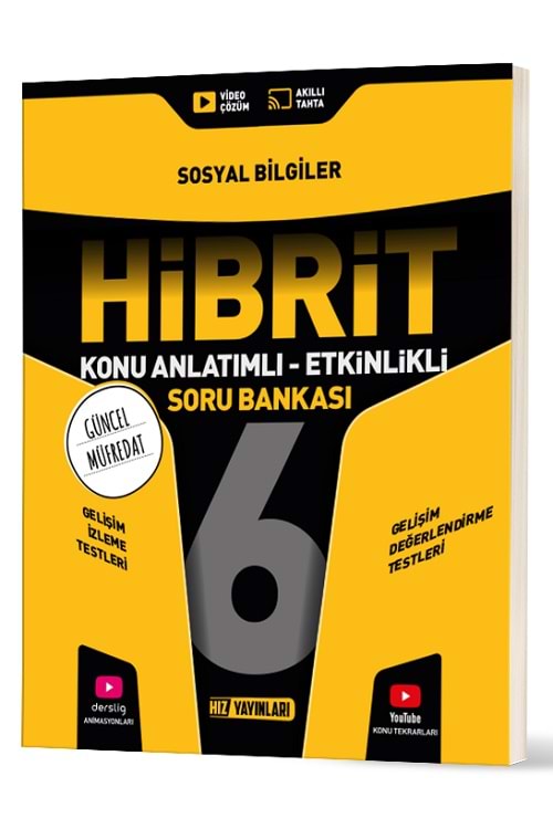 HIZ 6.SINIF HİBRİT SOSYAL BİLGİLER SORU BANKASI YENİ