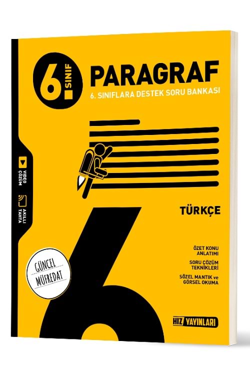 HIZ 6.SINIF TÜRKÇE PARAGRAF SORU BANKASI YENİ