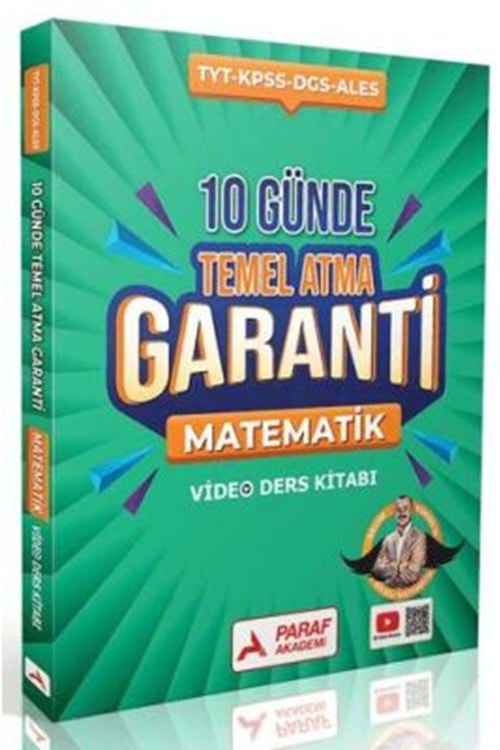 PARAF AKADEMİ TYT MATEMATİK 10 GÜNDE TEMEL ATMA GARANTİ