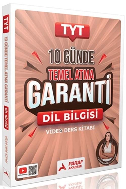 PARAF AKADEMİ TYT DİL BİLGİSİ 10 GÜNDE TEMEL ATMA GARANTİ