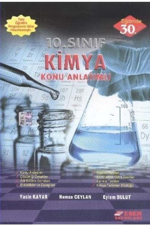 ESEN 10.SINIF KİMYA KONU ANLATIMLI