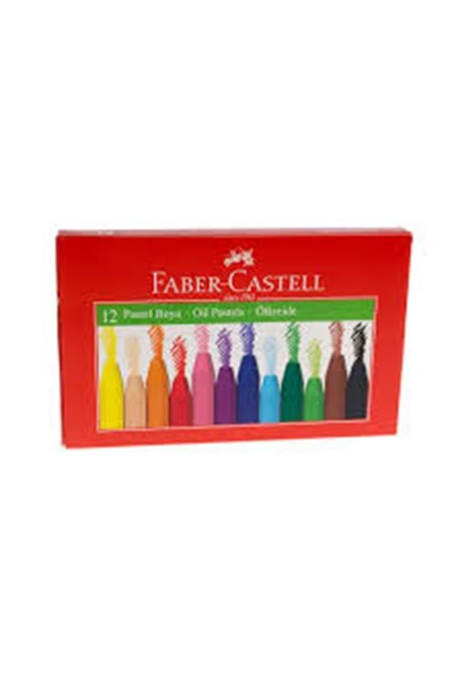 PASTEL BOYA FABER-CASTELL PASTEL KARTON KUTU 12 RENK