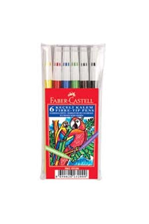 KEÇELİ KALEM FABER-CASTELL 6 RENK YIKANABİLİR