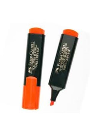 Faber-Castell Fosforlu Kalem Turuncu 10 lu