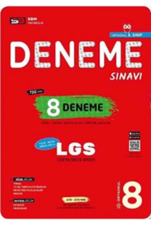 SBM 8.SINIF LGS 8 Lİ ÇÖZÜMLÜ DENEME SINAVI