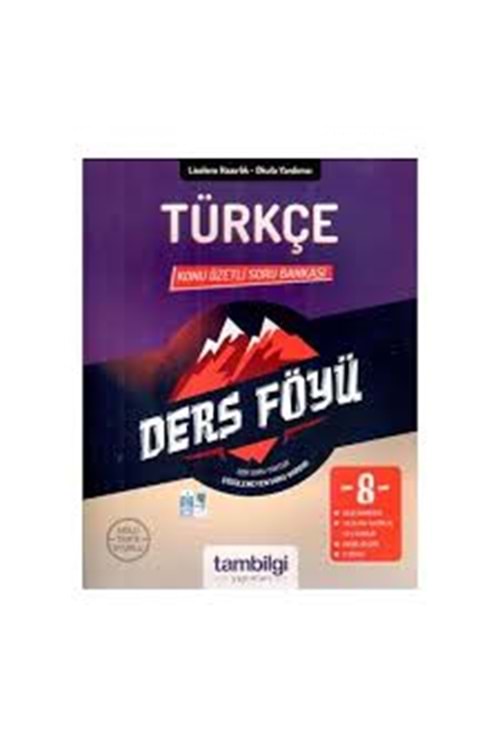 TAM BİLGİ 8.SINIF TÜRKÇE DERS FÖYLERİ (SORU BANKASI)