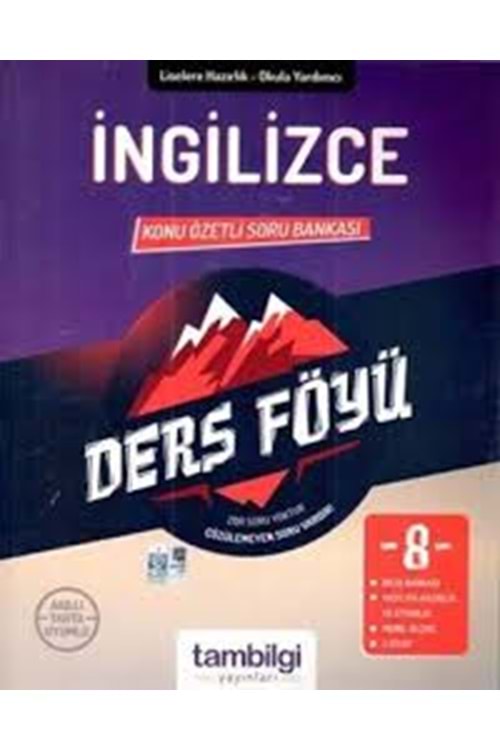 TAM BİLGİ 8.SINIF İNGİLİZCE DERS FÖYLERİ (SORU BANKASI)