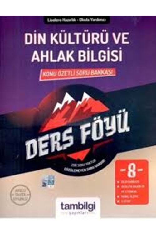 TAM BİLGİ 8.SINIF DİN KÜLTÜR VE AHLAK BİLGİSİ DERS FÖYLERİ (SORU BANKASI)