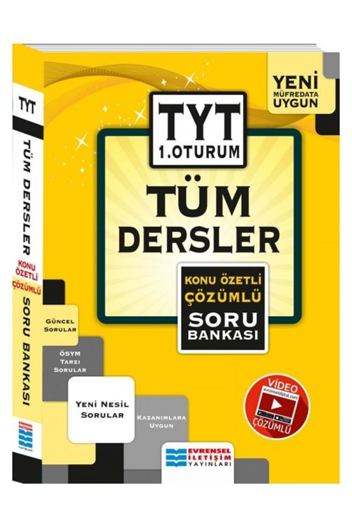 EVRENSEL İLETİŞİM TYT TÜM DERSLER KONU ÖZETLİ SORU BANKASI