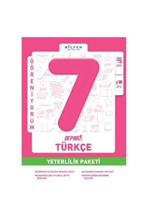 BİLFEN 7.SINIF TÜRKÇE DEPAR YETERLİLİK PAKETİ