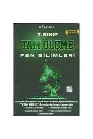 BİLFEN 8.SINIF FEN BİLİMLERİ TAM ÖLÇME