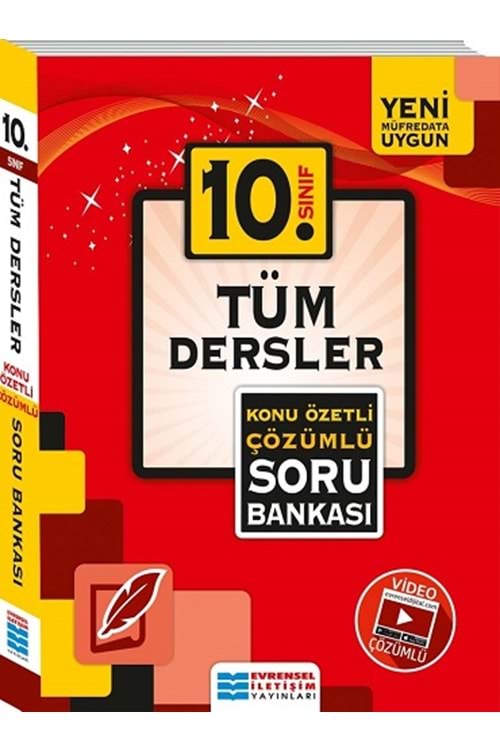 EVRENSEL İLETİŞİM 10.SINIF TÜM DERSLER KONU ÖZETLİ SORU BANKASI