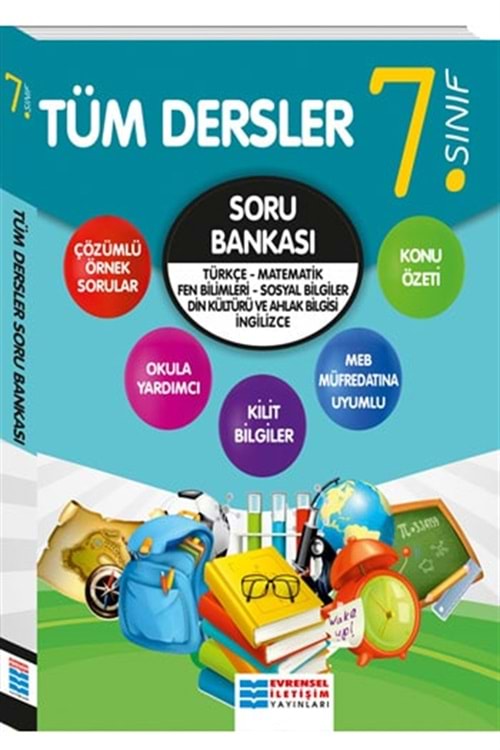 EVRENSEL İLETİŞİM 7.SINIF TÜM DERSLER SORU BANKASI