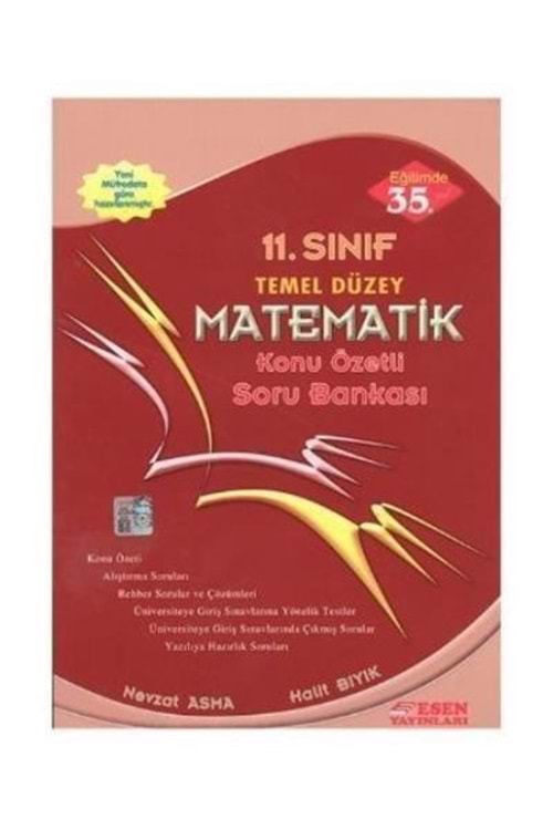 ESEN 11.SINIF TEMEL DÜZEY MATEMATİK KONU ÖZETLİ SORU BANKASI