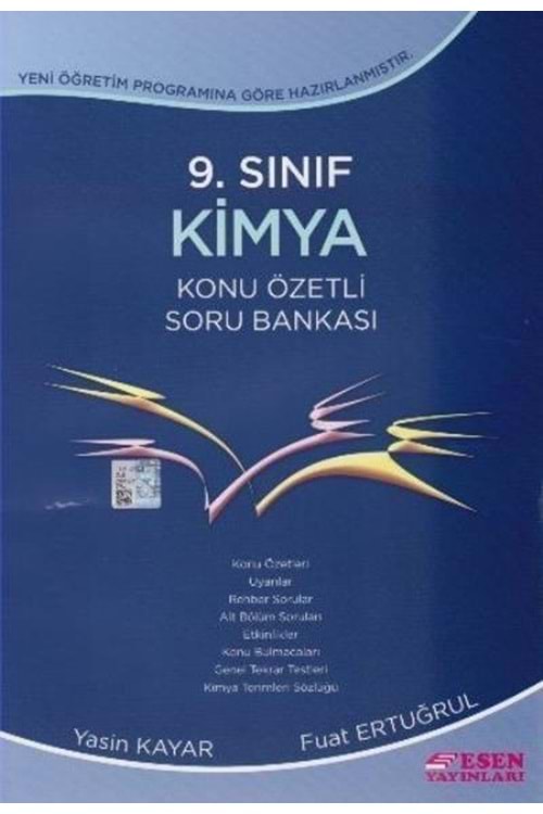 ESEN 9.SINIF KİMYA KONU ÖZETLİ SORU BANKASI