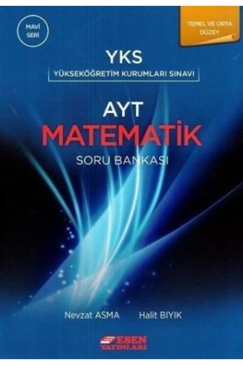 ESEN AYT MATEMATİK MAVİ SERİ SORU BANKASI