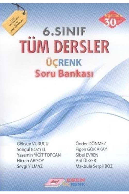 ESEN 6.SINIF TÜM DERSLER SORU BANKASI