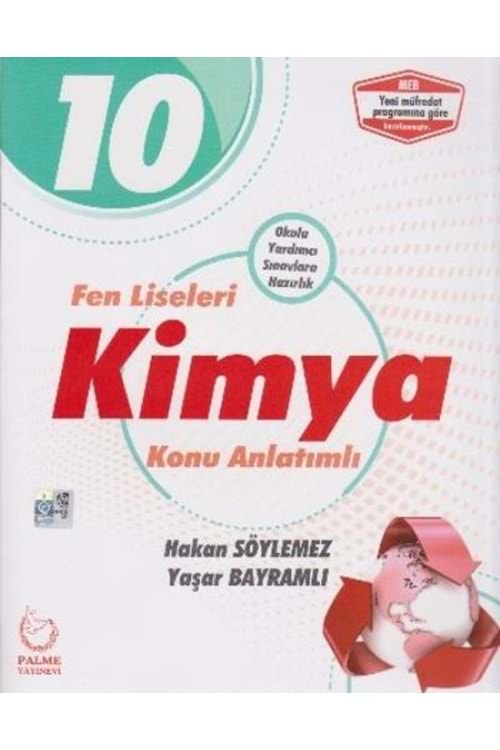 PALME 10.SINIF FEN LİSELERİ KİMYA KONU ANLATIMLI