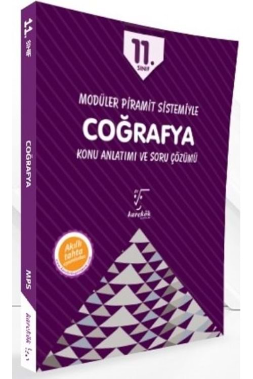 KAREKÖK 11.SINIF MODÜLER PİRAMİT SİSTEMİYLE COĞRAFYA KONU ANLATIMI VE SORU ÇÖZÜMÜ YENİ