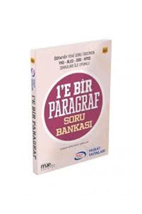 MURAT YKS ALES DGS KPSS 1 E BİR PARAGRAF SORU BANKASI