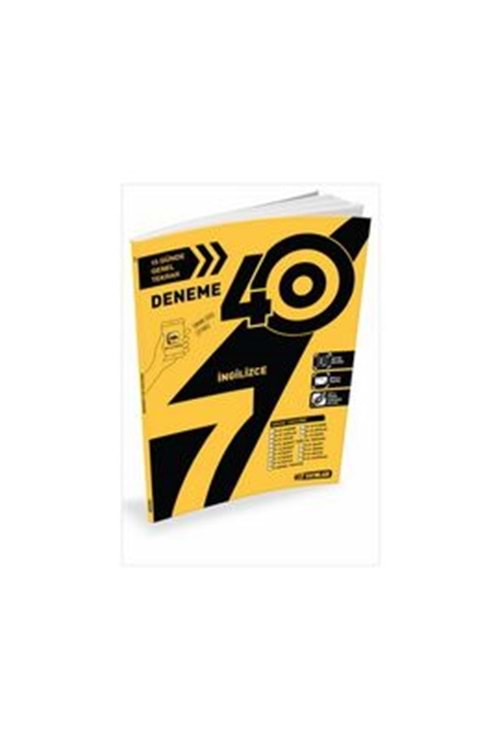 HIZ 8.SINIF İNGİLİZCE 40 LI DENEME