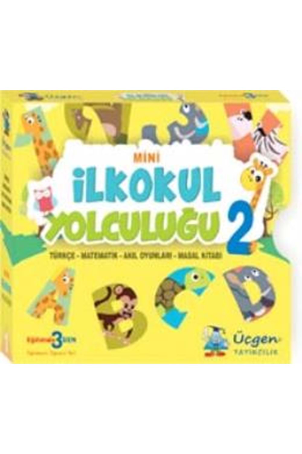 ÜÇGEN YAYINLARI 2.SINIF MİNİ İLKOKUL YOLCULUĞU SETİ (Türkçe Matematik Akıl Oyunları, Masal Kitabı)