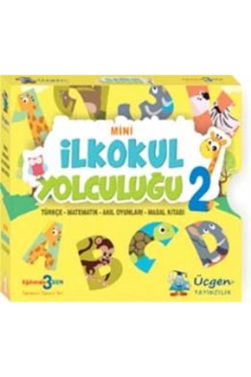 ÜÇGEN YAYINLARI 2.SINIF MİNİ İLKOKUL YOLCULUĞU SETİ (Türkçe Matematik Akıl Oyunları, Masal Kitabı)
