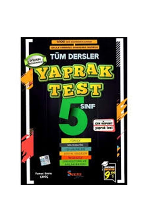 SEANS 5.SINIF TÜM DERSLER YAPRAK TEST