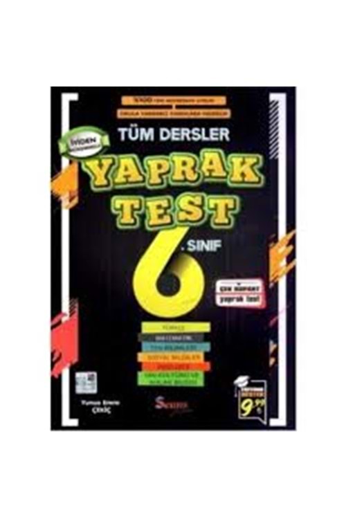 SEANS 6.SINIF TÜM DERSLER YAPRAK TEST