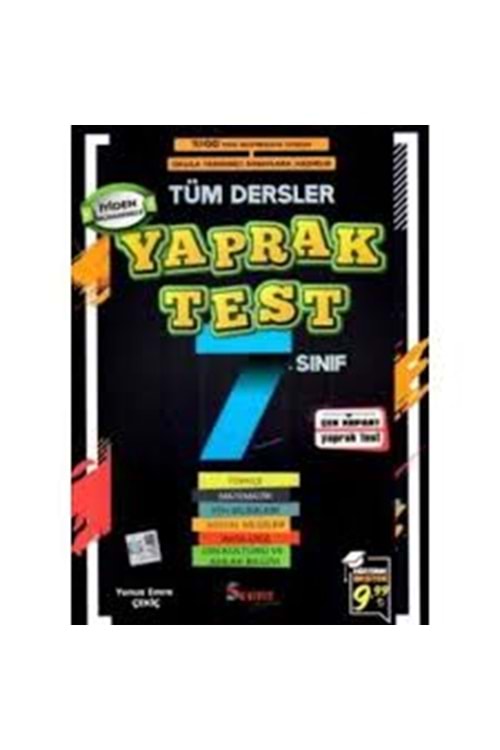 SEANS 7.SINIF TÜM DERSLER YAPRAK TEST
