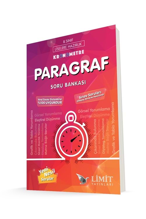 LİMİT ORTAOKUL KRONOMETRE PARAGRAF SORU BANKASI