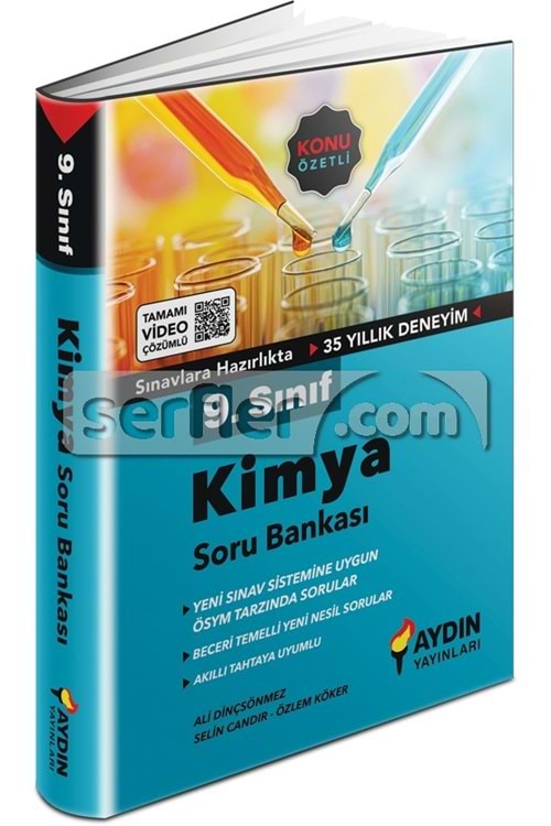 AYDIN YAYINLARI 9.SINIF KİMYA KONU ÖZETLİ SORU BANKASI