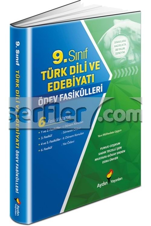 AYDIN YAYINLARI 9.SINIF TÜRK DİLİ VE EDEBİYATI ÖDEV FASİKÜLLERİ 9
