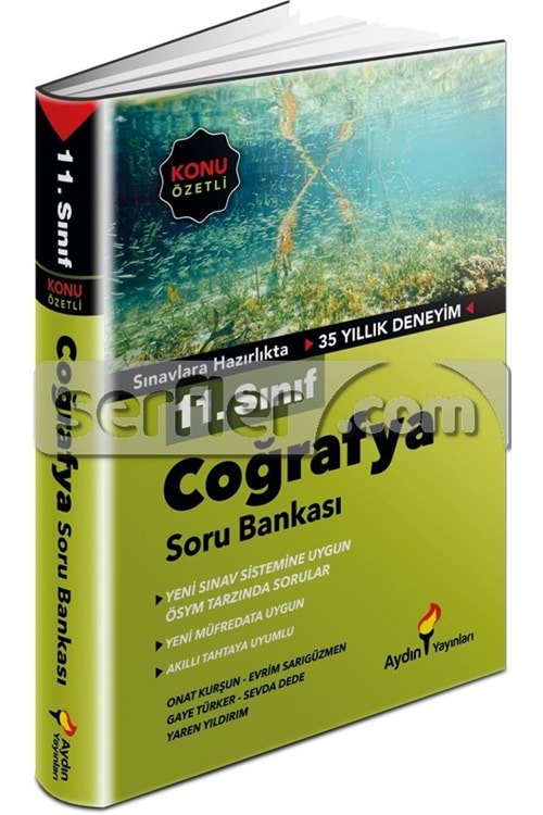 AYDIN YAYINLARI 11.SINIF COĞRAFYA KONU ÖZETLİ SORU BANKASI