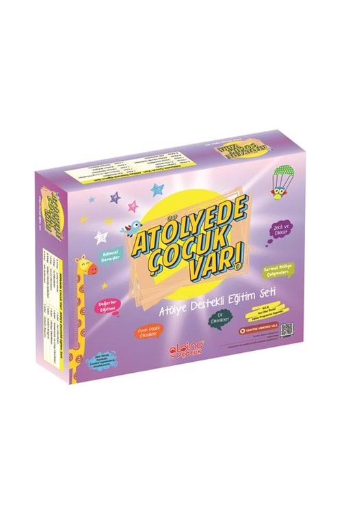 ALPİNO ÇOCUK ATÖLYEDE ÇOCUK VAR EĞİTİM SETİ 5+ YAŞ