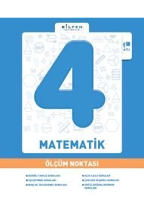 BİLFEN 4.SINIF MATEMATİK ÖLÇÜM NOKTASI