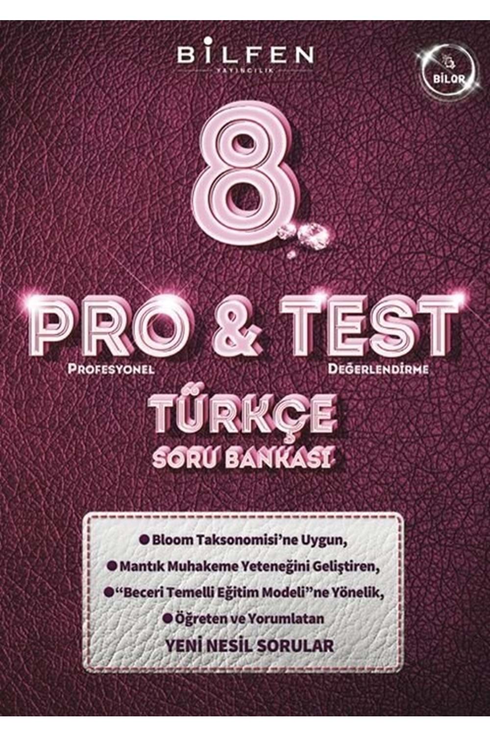 BİLFEN 8.SINIF PRO&TEST TÜRKÇE SORU BANKASI