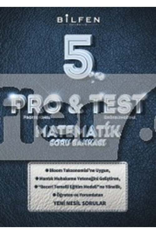 BİLFEN 5.SINIF PRO&TEST MATEMATİK SORU BANKASI