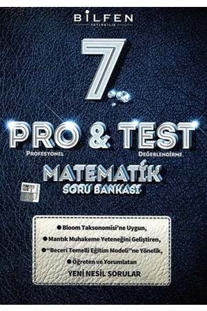 BİLFEN 7.SINIF PRO&TEST MATEMATİK SORU BANKASI