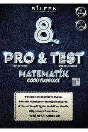 BİLFEN 8.SINIF PRO&TEST MATEMATİK SORU BANKASI