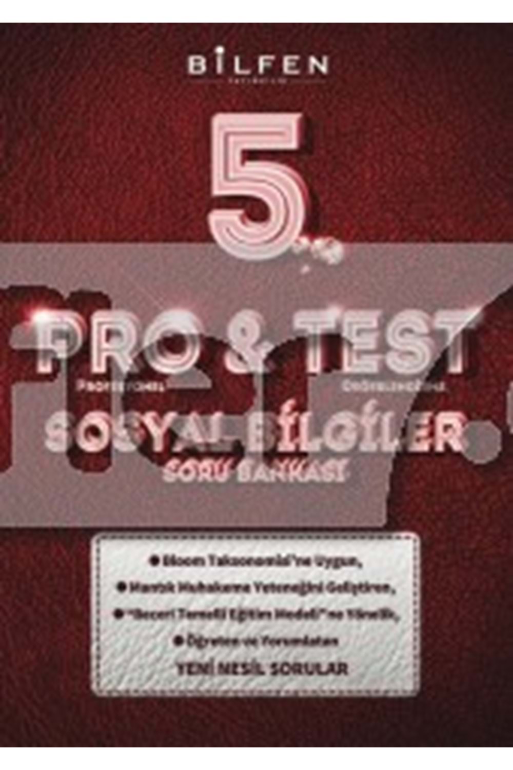 BİLFEN 5.SINIF PRO&TEST SOSYAL BİLGİLER SORU BANKASI