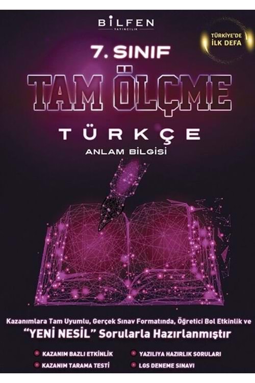 BİLFEN 7.SINIF TÜRKÇE TAM ÖLÇME YENİ