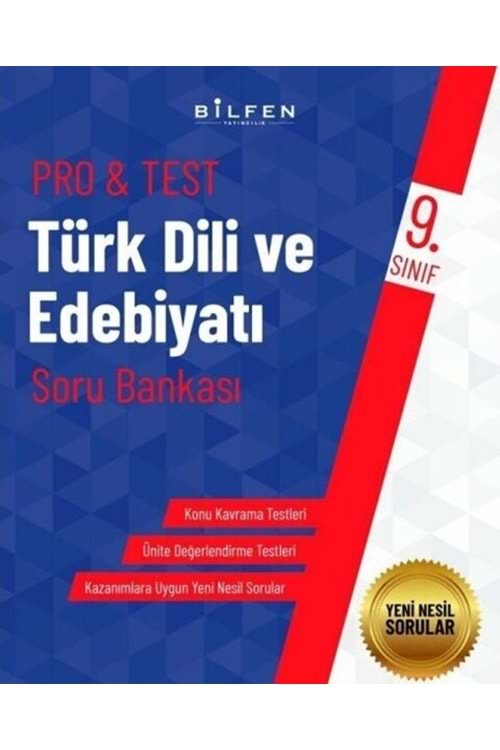BİLFEN 9.SINIF TÜRK DİLİ VE EDEBİYATI SORU BANKASI
