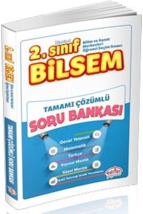 EDİTÖR 2.SINIF BİLSEM TAMAMI ÇÖZÜMLÜ SORU BANKASI