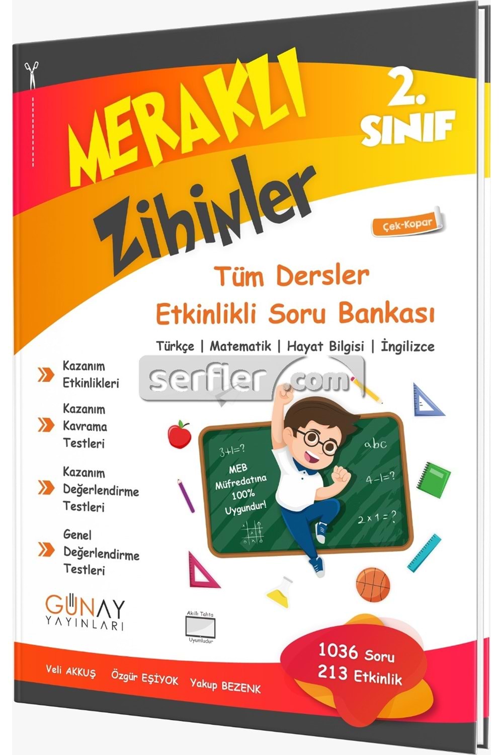 GÜNAY YAYINLARI 2.SINIF MERAKLI ZİHİNLER ETKİNLİKLİ SORU BANKASI 2021-2022
